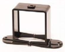 Polypipe Terrain Rainwater 2212.23 Corniche Adjustable Downpipe Clip / Bracket for 62mm square downpipe (GREY) ONLY SUITABLE FOR TERRAIN - OTHER SYSTEMS ARE DIFFERENT SIZES