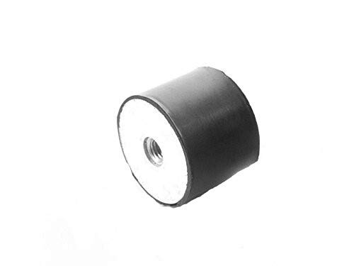 Machine Foot Furniture Foot Rubber Metal Element with Internal Thread Type C (M10 x 10, 50 x 25)