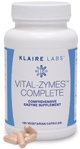 Vital-Zymes Complete - 120 Vegetarian Capsules by Klaire Labs Vital-Zymes Complete - 120 Vegetarian Capsules by Klaire Labs