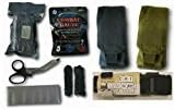 Advanced Operators, and Patrol Officers Trauma Kit - IFAK individual first aid kit for advanced wound treatment (Black Pouch)