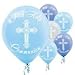 Amscan Assorted First Communion Latex Balloons | Pink, Silver - 12' | Pack of 15