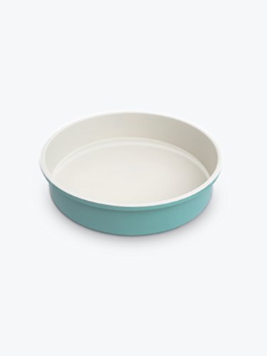 Greenlife ceramic non-stick round cake pan, turquoise