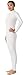 JustinCostume Lycra Spandex Adult Unitard Full Bodysuit Dancewear Party Costumes,white,medium