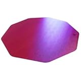 Floortex Pink Gaming Chair Floor Mat Durable 9-Sided Polycarbonate Compact 38 x 39 inch Carpet Protector for Gamers Streaming