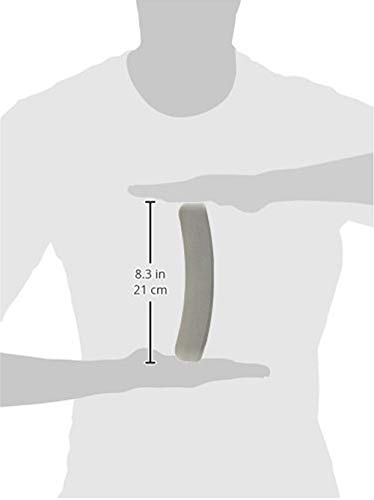 Underarm Crutch Pad,Replacement Medical Cane Cushion Tops, Comfort Foam Slip on Top Grip Support, 2 Pack, Gray