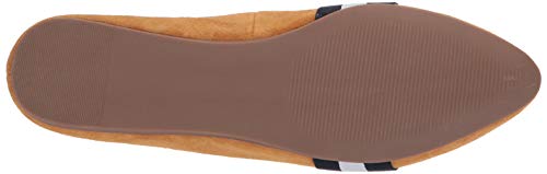 nema mustard suede leather striped loafers