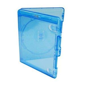10 x Amaray Blu-Ray 14mm Storage Cases for Single (1) Disc With Logo
