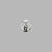 Delta Faucet H61 Knob Handles for 2-Handle Roman Tub Faucets, Clear (sold in pairs)