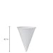 Solo Foodservice 42BR-2050 4.25 oz White Paper Cone Cups (Case of 5000)