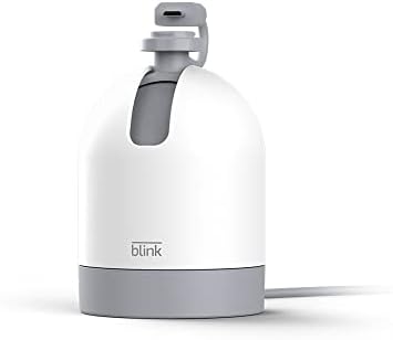 Mini Pan-Tilt Cámara | Cámara de seguridad inteligente orientable, interior, con enchufe, audio bidireccional, vídeo HD y detección de movimiento, compatible con Alexa (blanca)