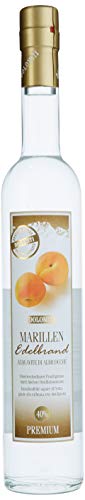 DOLOMITI Marillen Edelbrand 40% vol. | Marillenbrand | Obstbrand aus fruchtigen Marillen | 3 x 0.5 Liter – Bild 3