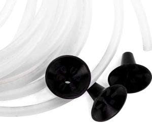 VACUUM CUPS 3 CT & TUBING 1/4"