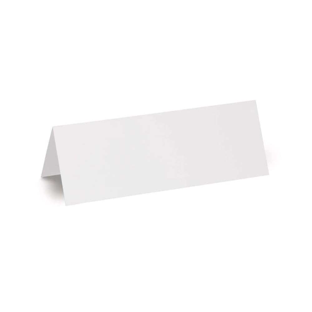 Maul Name Badges, 210 x 75 mm, 190 g/m² Cardboard, White, 100 Pieces