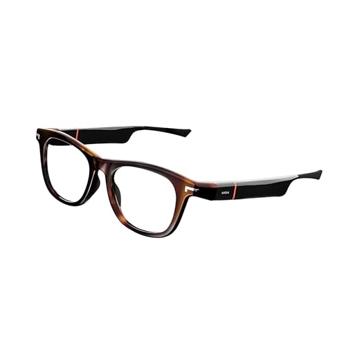 Photo 1 of SOLOS Smart Glasses AirGo™ 3 Argon 12 | Shiny Havana | Powered by ChatGPT | Stereo Speakers | Blue Light Blocking | Bluetooth | USB C Charging | Compatible with iOS and Android