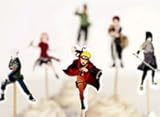 Naruto Dessert Cupcake Toppers for Birthday Party Naruto Anime Toppers (Pack of 12)