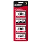 Sony MC60R/4 60 Minute Microcassette (4-Pack)