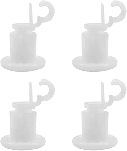 MAYITOP Dishwasher Upper Rack Roller Wheel Set 4 Pack Replaces WD12X10327 WD12X383 PS3486910 AP4980629 Compatible with GE Hotpoint