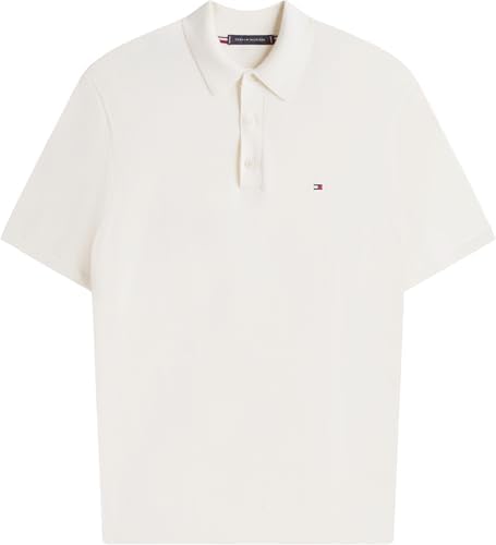 Polo de Manga Corta Hombre Essential Cotton Knitted Dick, Marfil (Ivory Petal), XL