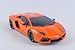 Liberty Imports RC Remote Control Sports Car with LED Headlights and Backlights 1:18 Scale (Orange)