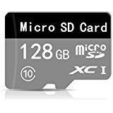 128GB microSDXC Card with Adapter,Ideal for premium Android based smartphones and tablets