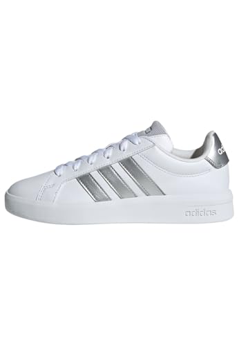 Unisex niños Grand Court 3.0 Junior Shoes, FTWR White/Silver Met./Silver Met., 36 2/3 EU