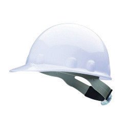 Fiber-Metal By Honeywell White Class E Type I SuperEight Thermoplastic Cap Style Hard Hat With 8-Point Ratchet Suspension
