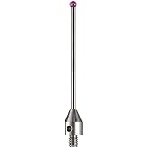 CMM Touch Probe Stylus 3mm Ruby Ball Tips M4 Thread Tungsten Carbide Stem 50mm Long A-5003-3680