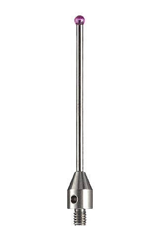 21Tw3tO2E1L Coordinate Measuring Machine Touch Probe Stylus 3mm Ruby Ball Tips M4 Thread Tungsten Carbide Stem 50mm Long A-5003-3680 - High Quality Stylus
