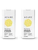 Acure Mega Moisture - Argan Oil & Pumpkin, 12 Fluid Ounces (Shampoo 2 Pack)