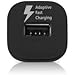 Adaptive Turbo Fast CAT S61 15W Car Charger with Quick Charge 2 Detachable Hi-Power USB Type-C Cable! (1.2M / Black)