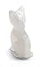 Adorable White Onyx Aragonite Cat Figure, 3