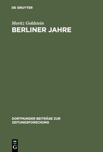 Berliner Jahre: Erinnerungen 1880-1933