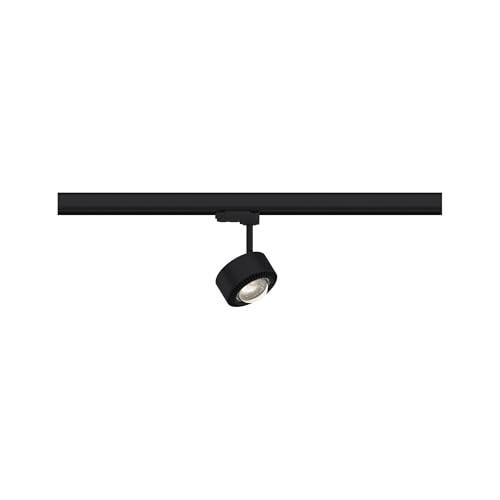 Paulmann 91390 LED Schienensystem ProRail3 Schienenspot Aldan 8,5W 3000K 230V Schwarz, Chrom dimmbar Schienensysteme Deckenschiene Metall