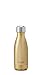 S'well Stainless Steel Water Bottle - 9 Fl Oz - Sparkling Champagne - Triple-Layered Vacuum-Insulated Containers Keeps Drinks Cold for 24 Hours and Hot for 12 - BPA-Free - Perfect for the Go