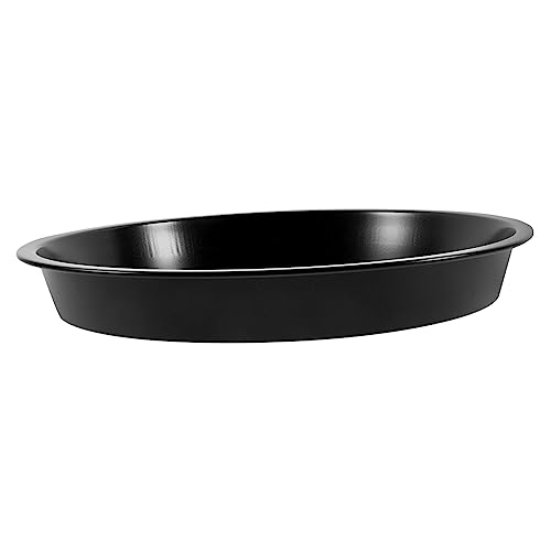 Non-Stick 8 Inch Round Pizza Baking Pan - Carbon Steel Pizza Tray for Home Oven Use Easy to Clean Baking Sheet for Cakes and Cookies