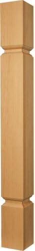table pedestals in Soft Maple - Dimensions: 34 1/2 x 3 1/2 inches