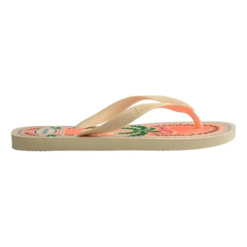 Chinelo Havaianas Top Summer Vibes Cor-Buttercream Tamanho 35-36