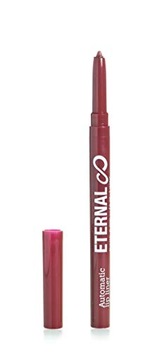 Eternal Automatic Twist Up Water Resistant Lip Liner - Easy Glide-on, Long Lasting and Non-Smudge Retractable Lip Pencil with Pigments and Professional Creamy Matte Finish (Wine)