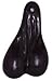 Bulls Balls Truck Nuts, Solid Color-Black, 8" Tall series, MADE IN USA