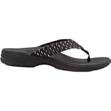 Vionic Women's Hazel Arch Support Thong Sandal Black 9 M US