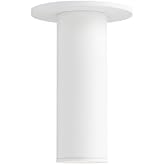Maxim Lighting 86430WT Calibro - 7W 1 LED Outdoor Flush Mount-7.75 Inches Tall and 5.25 Inches Wide, Finish Color: White