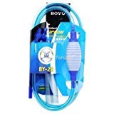 Aquarium Siphon Gravel Cleaner Fish Safe Tank Vacuum Pump Water Change Switch