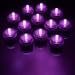 Blackangel(TM)Submersible LED Decor Tea Light * Wedding or Events * (Pack of 10) -Purple