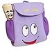 Dora Explorer Backpack Rescue Bag with Map,Pre-Kindergarten Toys PurpleZhicheng
