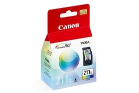 Canon CL-211XL Extra Large Color Ink Inkjet Cartridge For PIXMA MP240 And MP480
