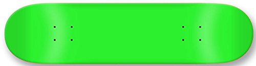 Moose skateboard deck, neon green, 7.5"