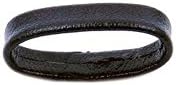 Leather Replacement Black Watch Band Loop Keeper 22 Millimeters