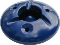 5 Inch Commercial Quality Melamine Windproof Ashtray - Navy Color
