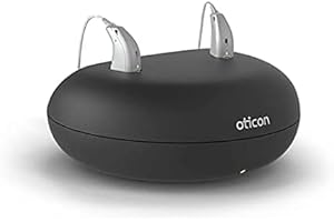 TUCSTORE INTL Oticon Desktop Charger 1.0 Compatible with Oticon More Mini RITE R Oticon Opn S Oticon Opn Play Oticon Ruby