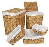 Woodluv Storage Baskets for Shelves Woven Natural Hamper Gift Basket Bathroom Storage Basket organiser Toys Storage, Large - Image 5